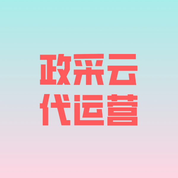 溧水政采云代运营